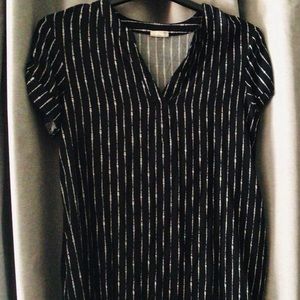 Black blouse Shirt dress